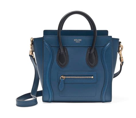 celine smooth leather nano luggage bag